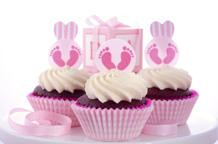 Its a Girl Baby Shower Cupcakes