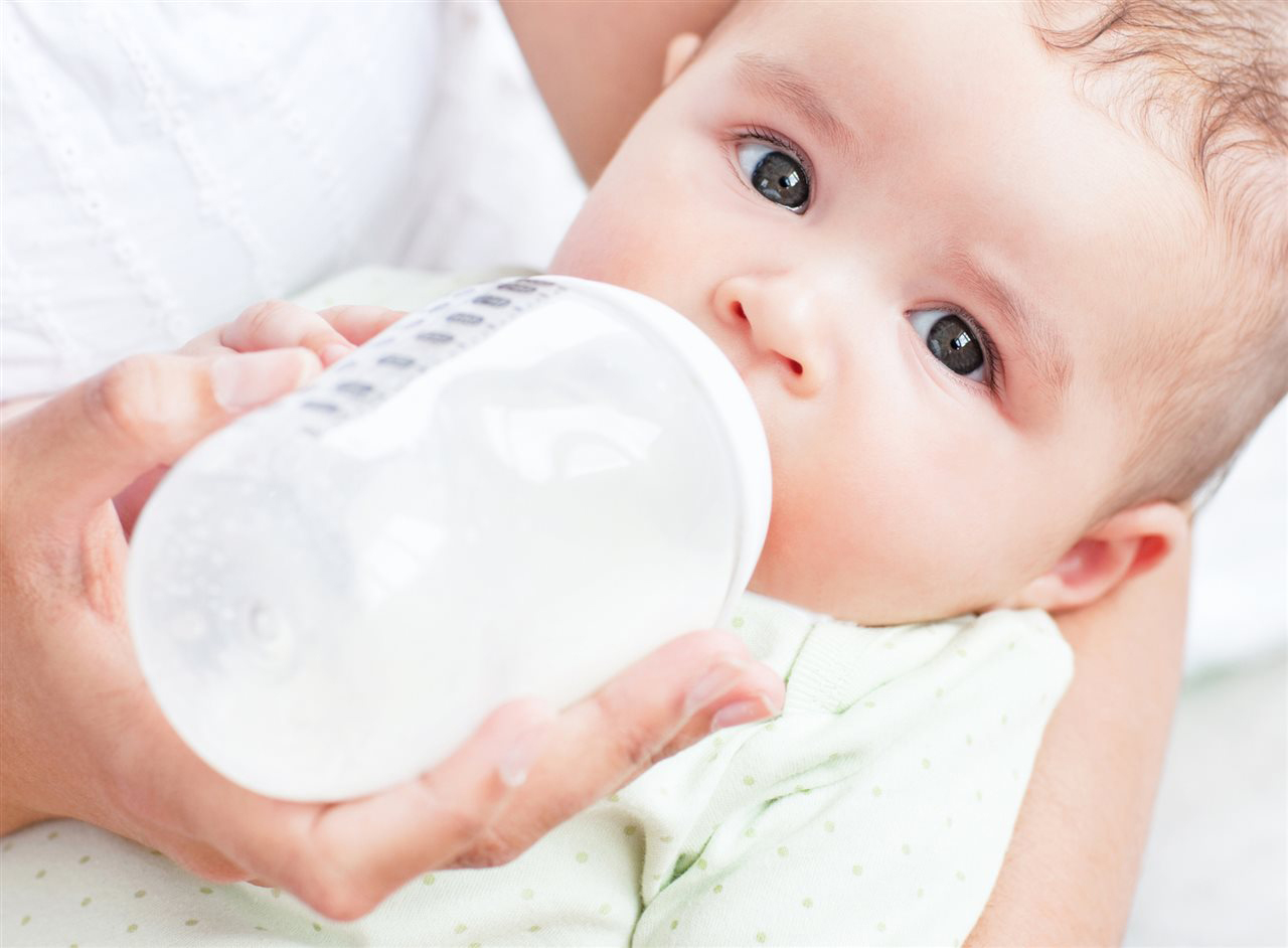 Baby Bottle Feeding